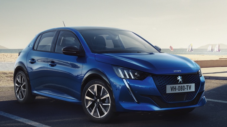 Peugeot e-208 electric supermini upgraded for 2023