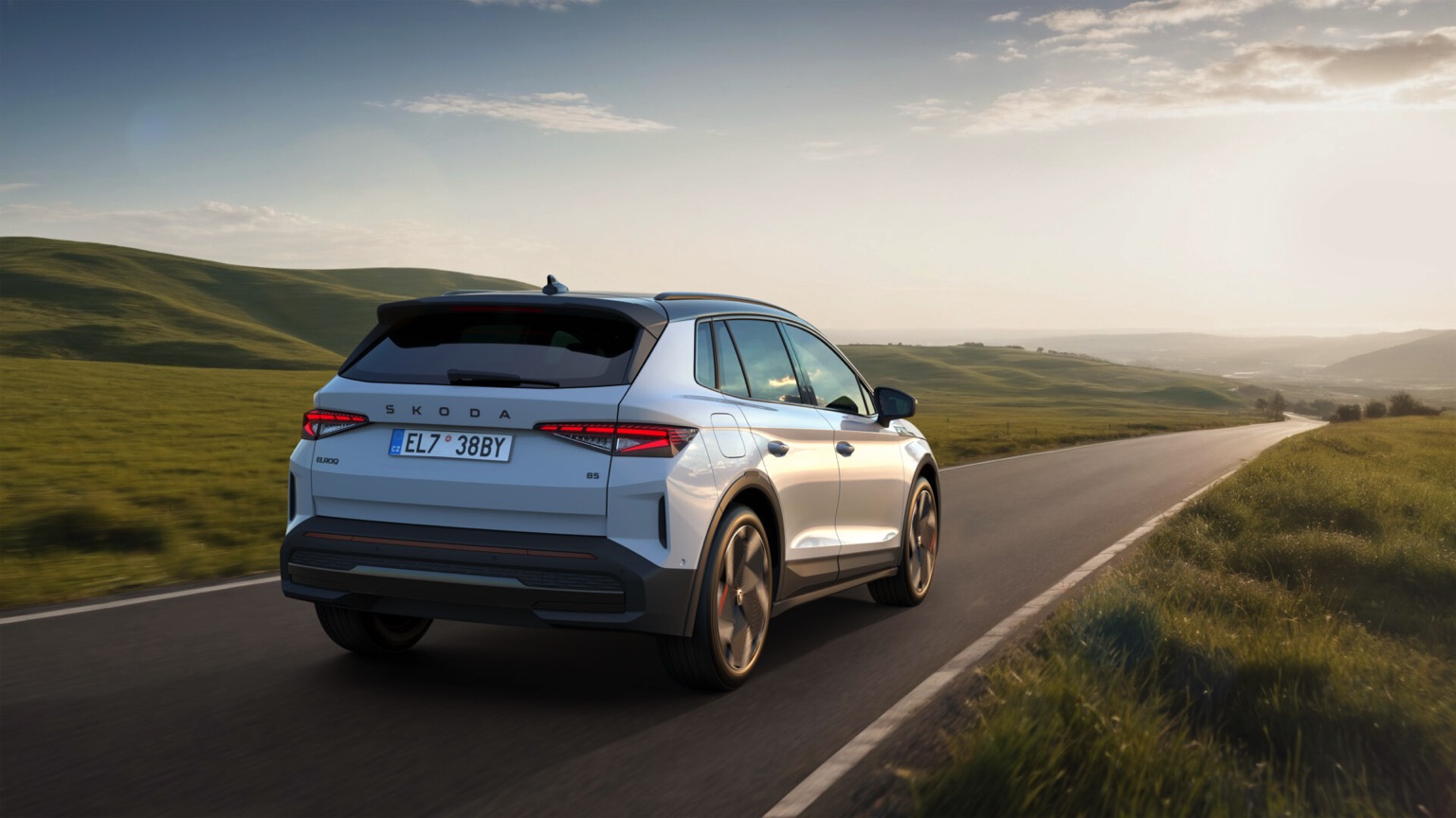 Protecteurs De Dossier Pour Skoda Elroq 2024-2025 | 2 Pièces En Cuir | Anti-tâches Et Anti-rayures